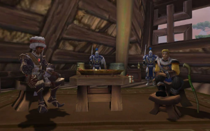 Wrathion and Anduin chatting.